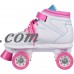 Chicago Skates® Girls White Size 3 Sidewalk Roller Skates   000957973